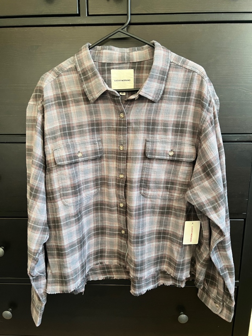 NWT Women’s Lucky Brand Flannel Shirt Size XL